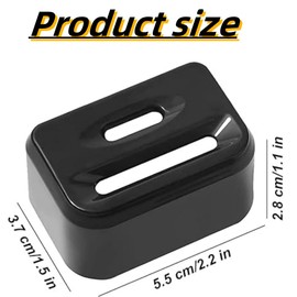 2 Pcs Seat Belt Lock Cover, Seat Buckle Guard Belt Cover Locks, Preventing Opening of Seat Belt Buckle During Travel(Black)