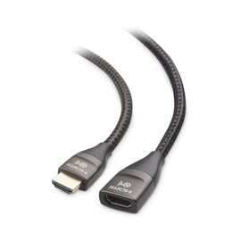 Cable Matters - Cable de extensión HDMI Ultra HD 8K de 48 Gbps, 3.3 pies/1 m (cable de extensión HDMI macho a hembra/cable extensor HDMI) con 8K @120Hz, 4K @240Hz y soporte HDR en negro