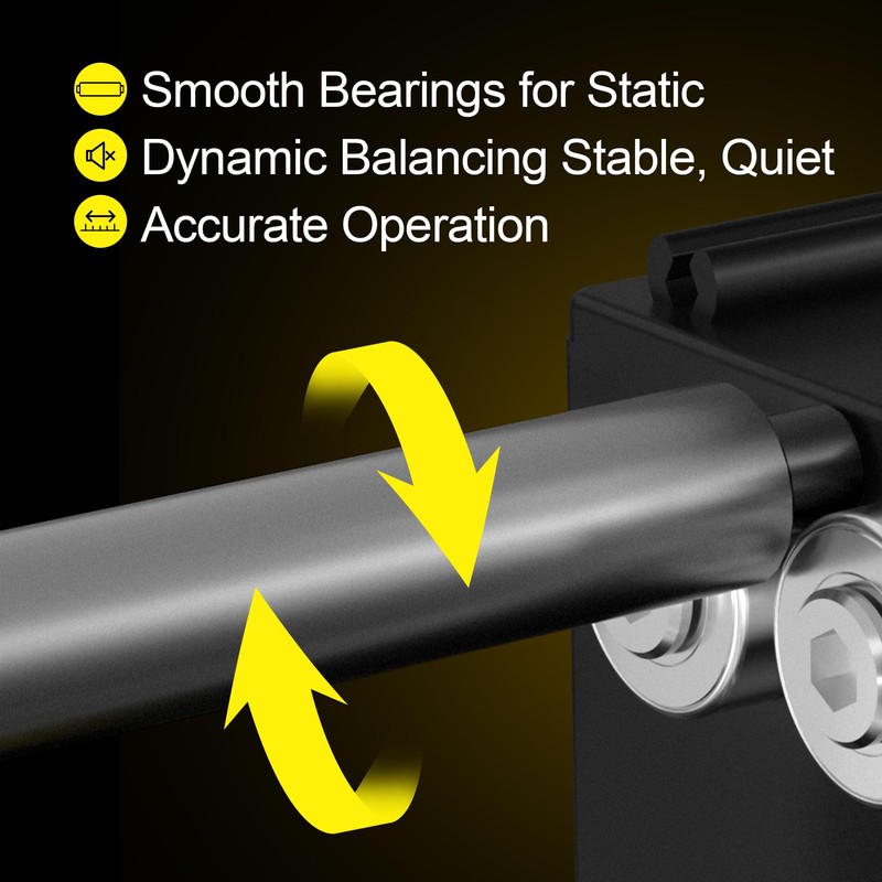 Tanfix Motorcycle Wheel Balance Stand, Heavy-Duty Single-Axle Wheel Balancing Tool
