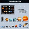 Crtiin 70 Pcs Giant Magnetic Solar System Planet Magnetic for