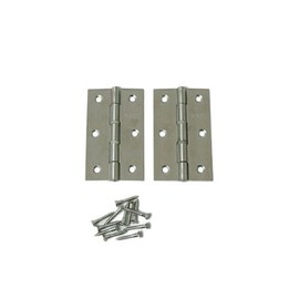 High Logic Stainless Steel Hinges, 1-Pack x 2-Hinges, 17516