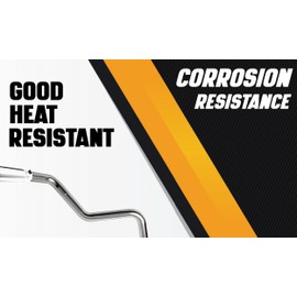 Northeastern Exhaust | 409-Grade Stainless Steel - Universal Fit 5 Inches Muffler Exhaust Pipe (36 Inches Long) - Includes Two Lap Joint Band Clamps