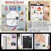 Hilitchi 72Pcs Fridge Magnets Craft Set Magnets Craft with Adhesive