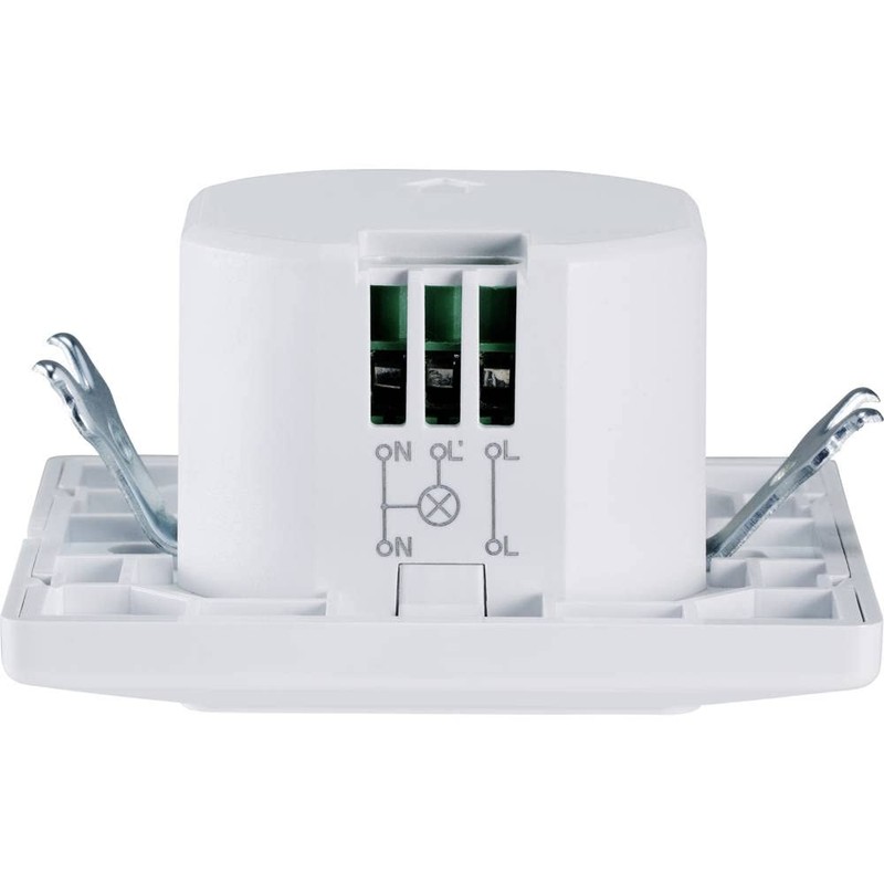 Renkforce RF-4216076 Flush-Mounted RF Motion Sensor 180° Relay White IP20