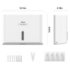 PLUSSEN Paper Towel Dispenser Wall Mount, Adhesive No Drilling Multifold