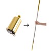 Magic Telescopic Staff: Extendable Martial Arts Metal Pocket Wand, 110cm-150cm