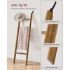 VASAGLE Blanket Ladder Decorative Farmhouse for The Living Room, 5-Tier