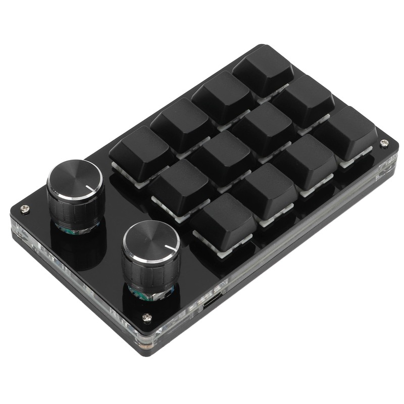 One Handed Macro Mechanical Keyboard 12 Key Multifunction DIY Programmable
