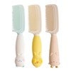 WOONEKY 3pcs Animal Comb Wide Tooth Comb for Curly Hair