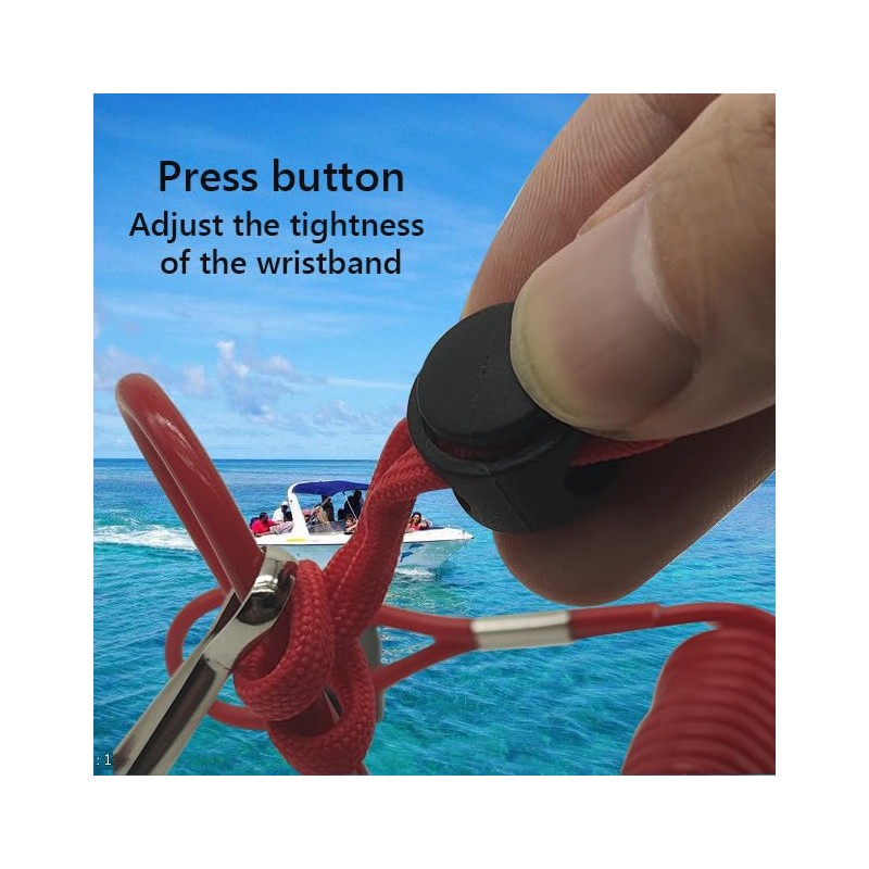 Boat Kill Switch Lanyard Suit for Outboard Motors and Boating