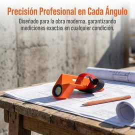 Nivel de varilla de grado con nivel de burbuja horizontal, nivel de poste de aluminio, medición vertical de burbuja para varillas, Naranja            
