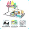 REALINN Under Sink Organizer, Pull Out Cabinet Organizer 2 Tier