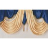 GOHD Valarie Fancy Window Valance 54x18 Taffeta Fabric with Soft