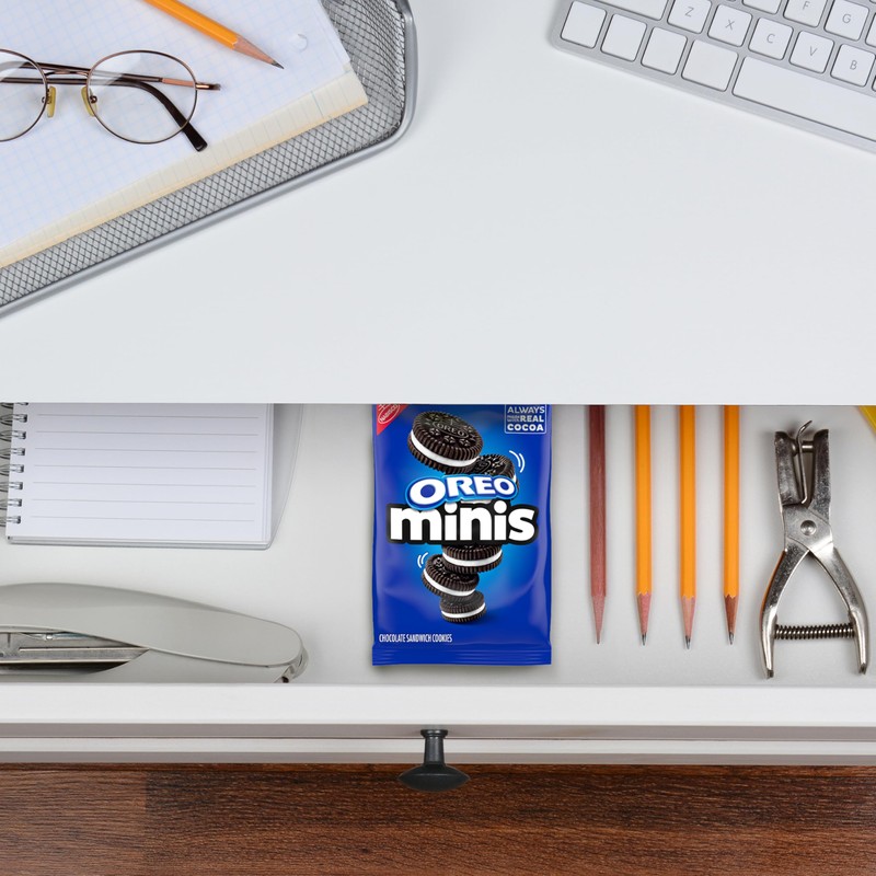 OREO Minis Chocolate Sandwich Cookies, 12 - 3 oz Bags