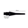 Karella Dart Tips Pro 2 BA Tip Thread Black Pack of