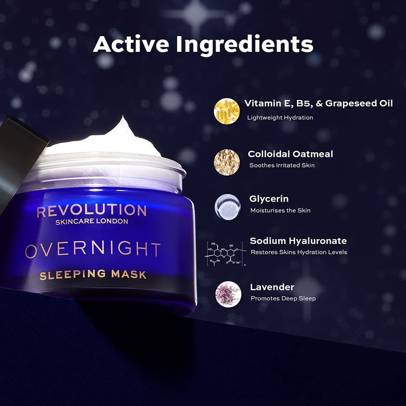Revolution Skincare London Overnight Soothing Sleep Mask Face Mask 50ml