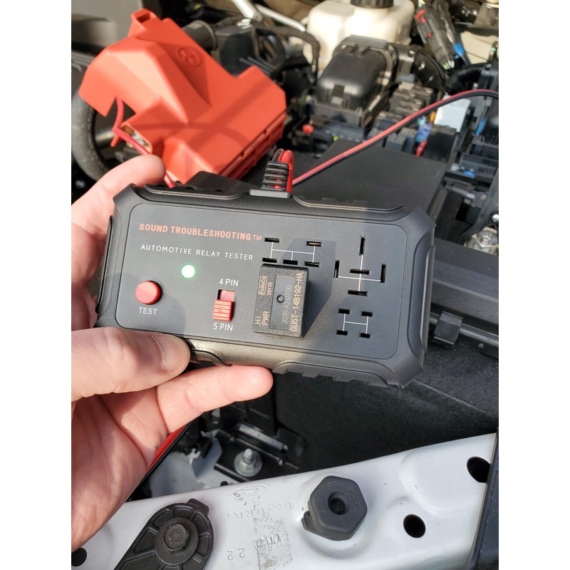 Sound Troubleshooting Automotive Relay Tester with Relay Puller - 12V