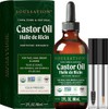 Aceite de ricino orgánico para pestañas, cabello y piel (2