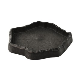 Reptile Water Bowl, Reptile Feeding Station, Resin Rocks, Reptile Food and Water Feeding Bowl, Reptile Rock Feeder Bowl, Turtle Lizard Resin Water Bowl, Reptile Terrarium Food Dish (S)