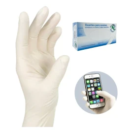 DL Latex Guantes De Látex Desechables No Estéril Para Examen Médico