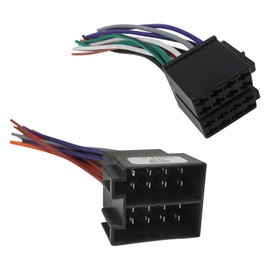 Car 16 Pin Radio Wiring Harness Adapter Male & Female Replacement Kit Fit for Volvo VNL 2004-2016 New Replacement