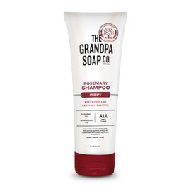 The Grandpa Soap Company Shampoo - Purifying With Rosemary and Lemongrass Oils, Leaves Scalp and Hair Feeling Clean and Fresh, All Hair Types, Vegan, Sulfates and Parabens Free, 8 Fl Oz