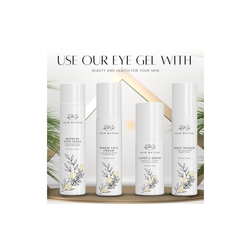 Rejuvenating Eye Crème, Creating a Youthful Glow w/Anti-Aging Organic +