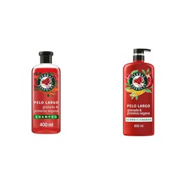 Herbal Essences. Shampoo Pelo Largo Granada Proteína Vegana 400ml  Acondicionador 600ml                                                               