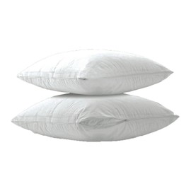 Lasimonne Pillow Protectors, 100% Staple Cotton Premium Quality Pillow Case Covers, 250 Thread Count, Zippered Encasement, Soft, Breathable and Quiet (6, Standard)