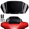 Amazicha Windshield 8" Wave Windscreen Wind Splitter Compatible for CVO