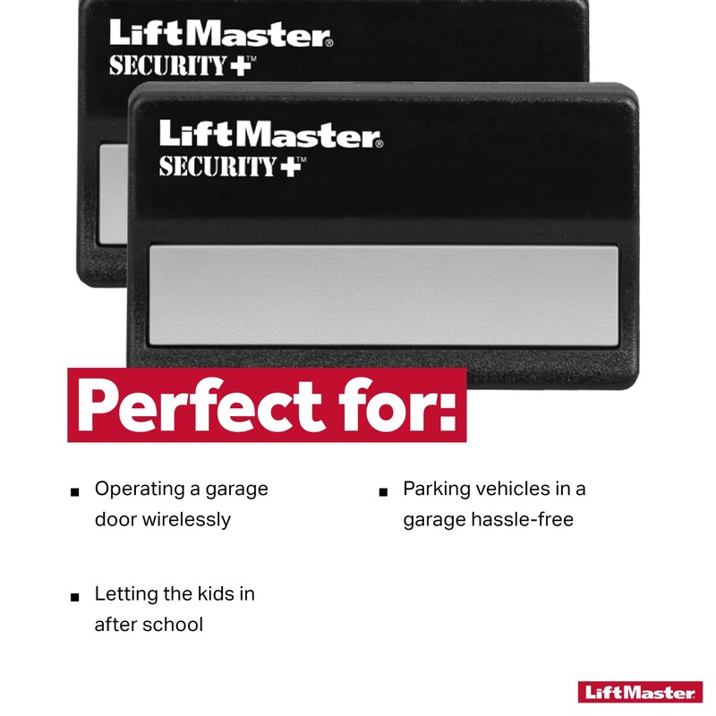 LiftMaster 971LM Security+ 1-Button Garage Door Opener Remote Control with