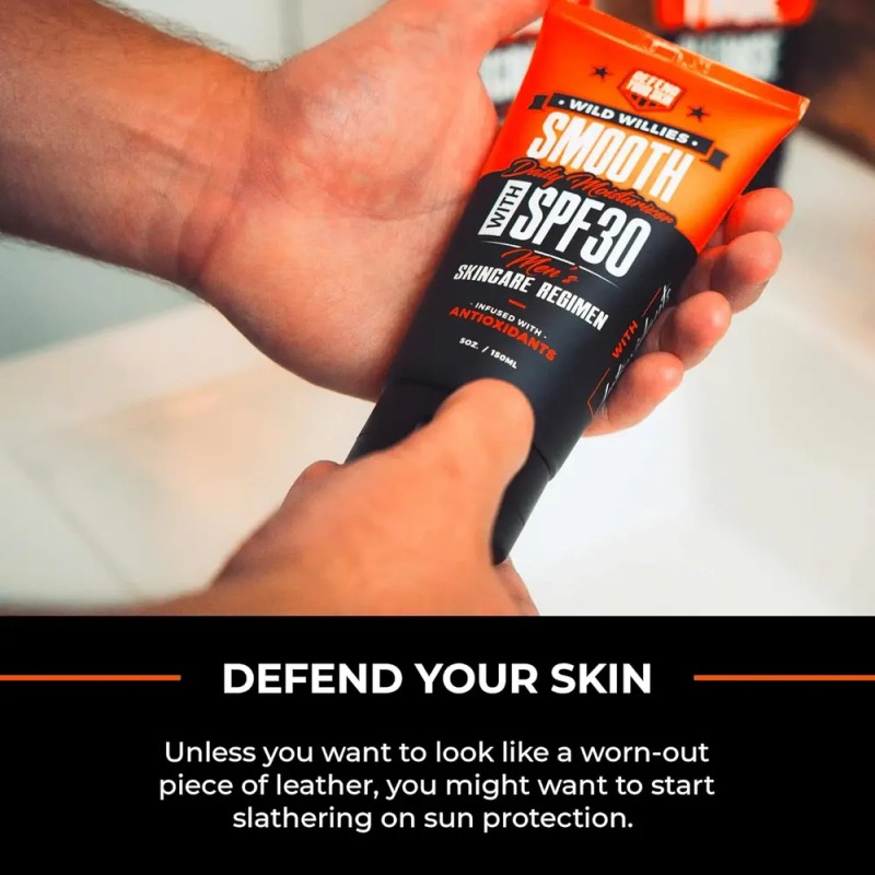 Wild Willies Hidratante Facial Diario Para Hombres Spf 30 -