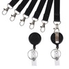 BTYMS 6 Pcs ID Card Holder Set 25-Inch Lanyard +