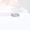 TRUMIUM 3mm Thin Tungsten Wedding Ring Band for Women Men