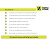 HANDLEZONE® 1 Pair of Avis Polished Chrome Lever Latch Door