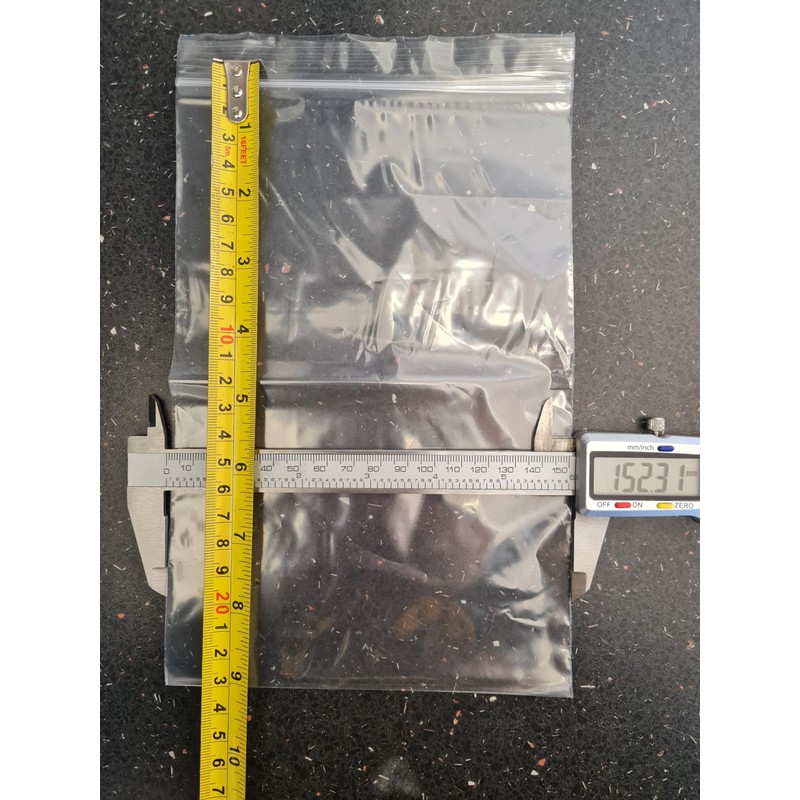 100 Pcs 6" x 9" Strong Grip Seal Zip Lock