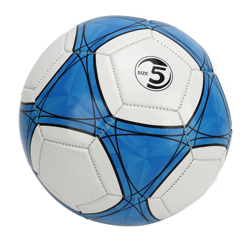 Soccer Ball Blue and White Color Thicked Size 5 Children