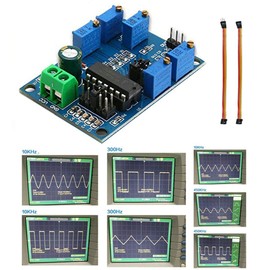 DAOKI Signal Generator Module ICL8038 Medium Low Frequency Signal Source 10Hz-450KHz Triangle Square Wave Triple Waveform Generator Module + Dupont Wire Female to Female,Male to Female 3 PIN