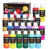 ABEIER Permanent Fabric Paint, 20 Colors x 2 oz(60ml) Soft