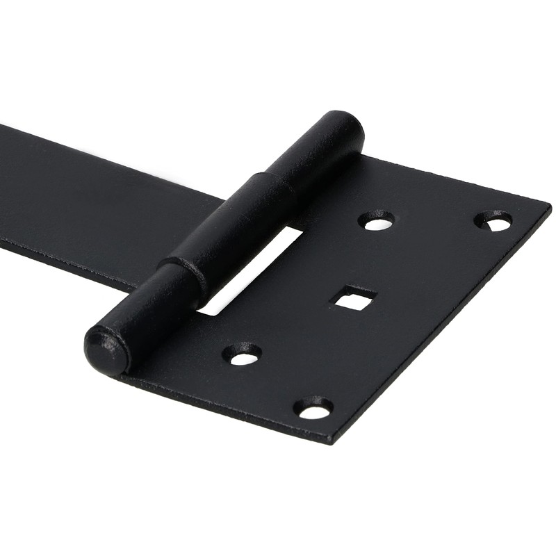 KOTARBAU® Hasp Hasp and Padlock Set 240mm Black Solid Lock