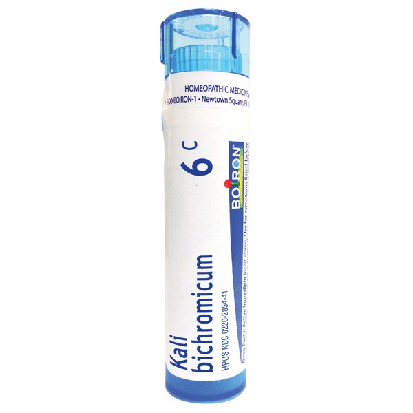 Boiron Kali Bichromicum 6C (Pack of 5), Homeopathic Medicine for Colds