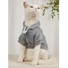 QWNEE 2Pcs Basic Dog & Cat Apparel - Warm Jacket