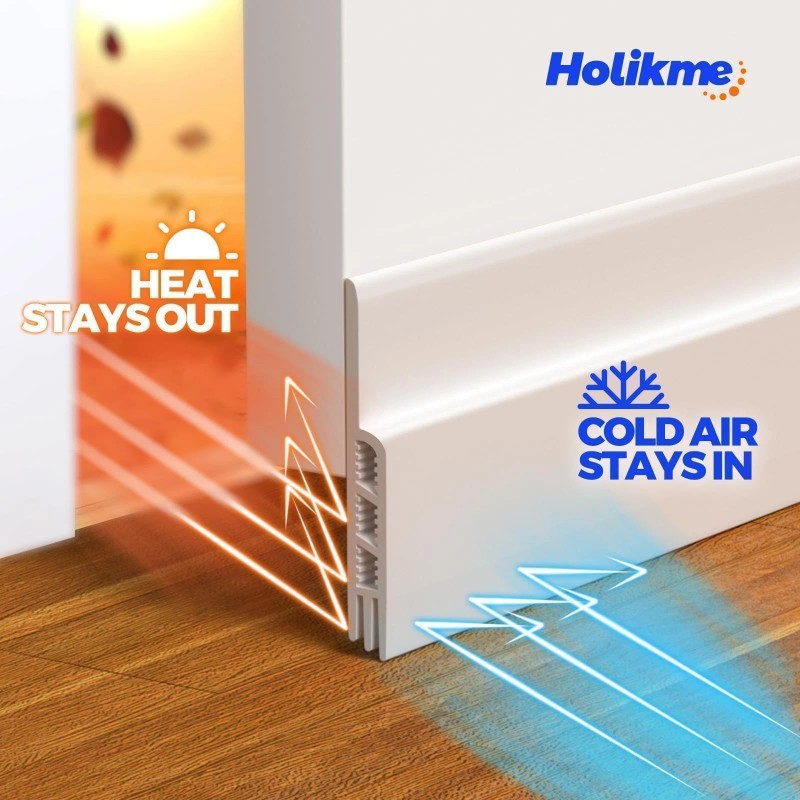 Holikme 2 Pack Door Draft Stopper Sheets, Rolls & Strips