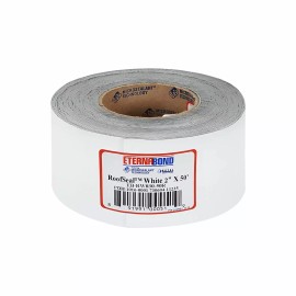 Eternabond 2" x 20 ft Eternabond Roof Leak Repair Tape Patch Seal White - 20 Feet, 20 Foot
