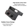 AUXBC Barn Door Stopper for Flat Track: 1.61×0.28"(L×W), Black Carbon