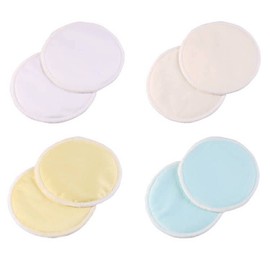 Stilleinlagen, waschbar, wiederverwendbar, 8 Stück, Bio-Bambus, waschbar, sehr saugfähig, für Stillen und Mutterschaft