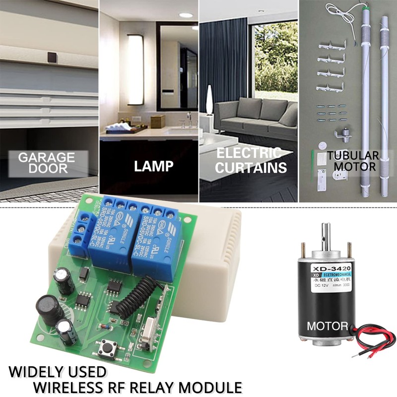 DieseRC 433Mhz Universal Wireless Remote Control Switch Secure Radio Frequency