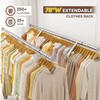 Raybee 78" W Clothes Rack Loads 441 LBS, Clothing Racks