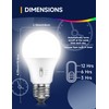 UNILAMP Timer LED Light Bulbs Indoor: 13W (100W Equivalent) LED