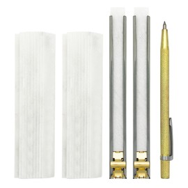 VASTOOLS Thin Soapstone Holder Set Pack of 23pcs,Flat Thin 1/16, Mark White Clear and Removable Markings, for Professional Welders and Students